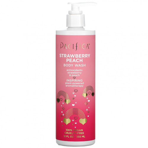 Pacifica, Strawberry Peach, Body Wash, 12 fl oz (355 ml) #1