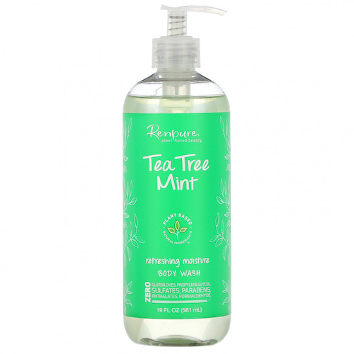 Renpure, Tea Tree Mint, освежающее увлажняющее средство для душа, 561 мл (19 жидк. Унций) #1