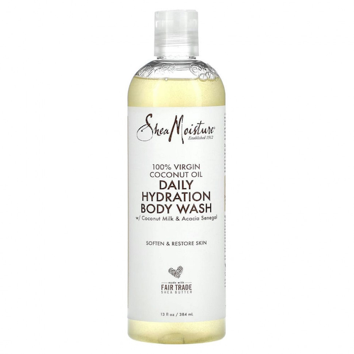 SheaMoisture, 100% кокосовое масло первого отжима, средство для ежедневного увлажнения тела, 13 жидких унций (384 мл) #1