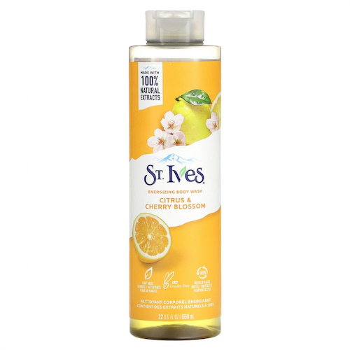 St. Ives, Бодрящее гель для душа, с ароматом цитрусовых и вишни, 650 мл (22 жидк. Унции) #1