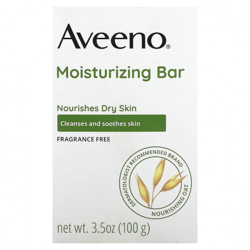 Aveeno, увлажняющее средство с питательным овсом, без запаха, 100 г (3,5 унции) #1
