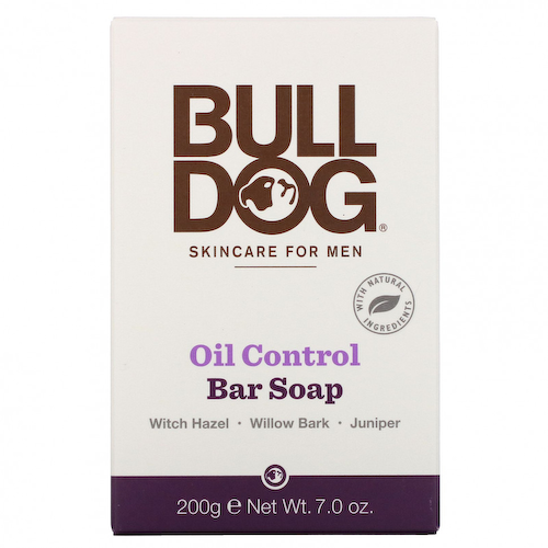 Bulldog Skincare For Men, Кусковое мыло, контроль жирности, 200 г (7,0 унции) #1