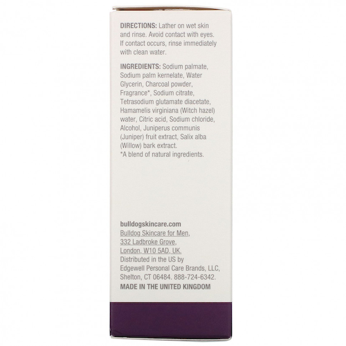 Bulldog Skincare For Men, Кусковое мыло, контроль жирности, 200 г (7,0 унции) #1