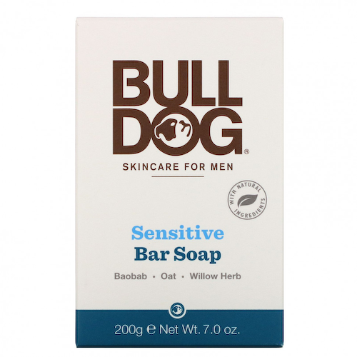 Bulldog Skincare For Men, Кусковое мыло, для чувствительной кожи, 200 г (7,0 унции) #1