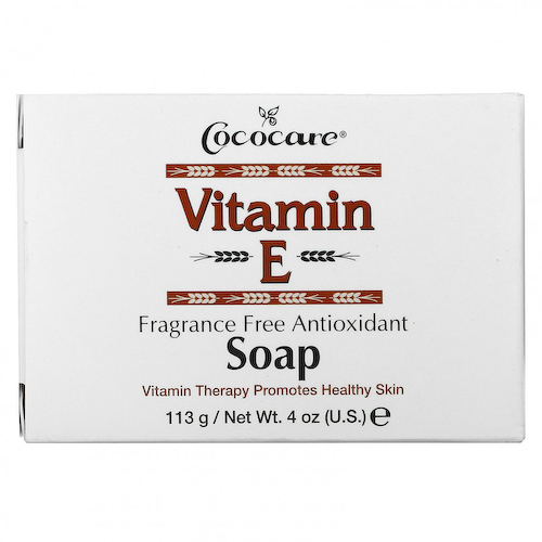Cococare, Мыло с витамином E, антиоксидант без отдушек, 113 г (4 унции) #1