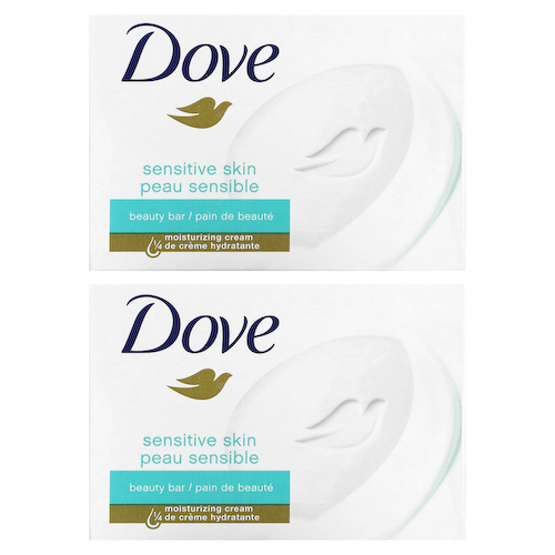 Dove, Мыло Beauty Bar, для чувствительной кожи, 2 шт., 106 г (3,75 унции) #1