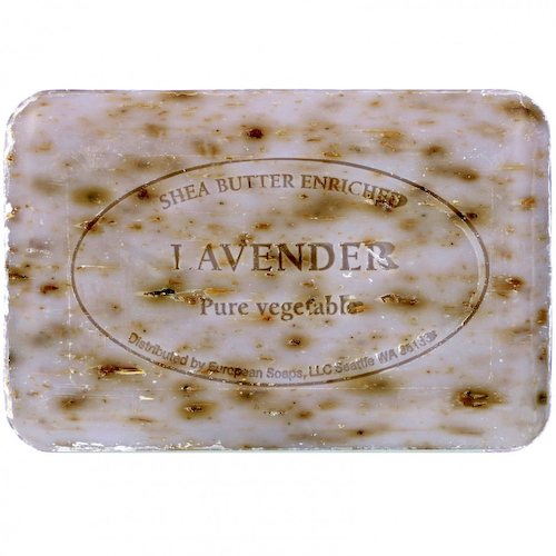 European Soaps, Pre de Provence, кусковое мыло, лаванда, 250 г (8,8 унции) #1