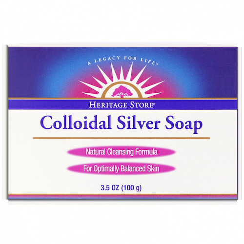 Heritage Store, Мыло Colloidal Silver Soap, 100 г #1