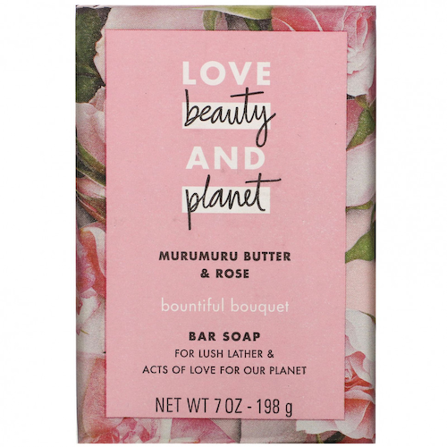 Love Beauty and Planet, Bounful Bouquet, кусковое мыло, масло мурумуру и роза, 198 г (7 унций) #1