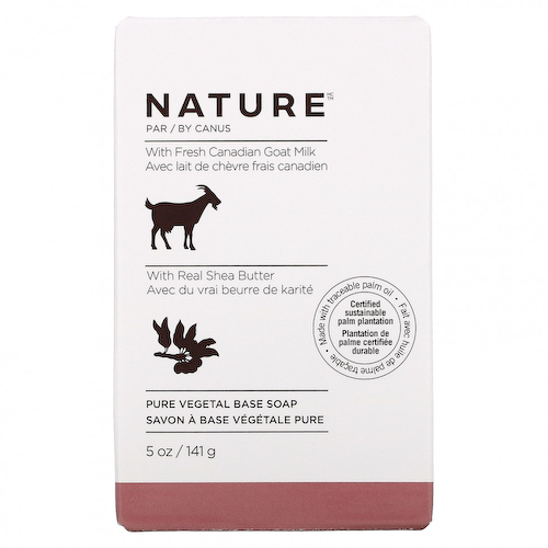 Nature by Canus, Fresh Goat Milk, Мыло, масло ши, 5 унций (141 г) #1