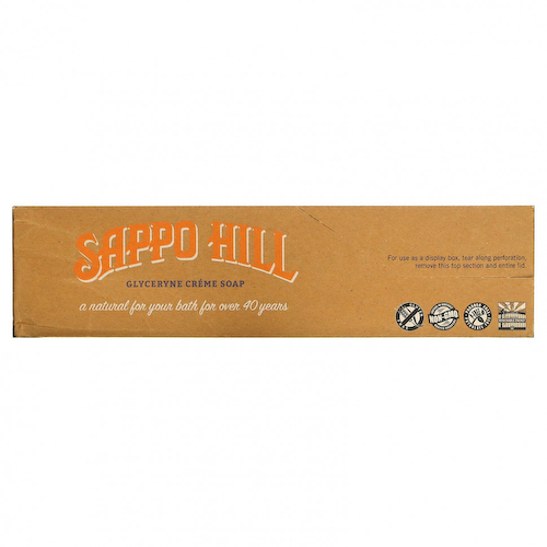 Sappo Hill, Глицериновое крем-мыло, миндальное, 12 кусков по 3,5 унции (100 г) #1