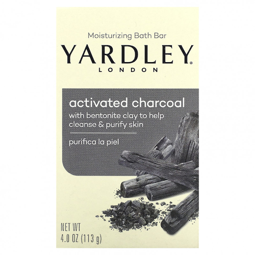 Yardley London, Увлажняющее мыло для ванн, активированный уголь, 113 г (4 унции) #1
