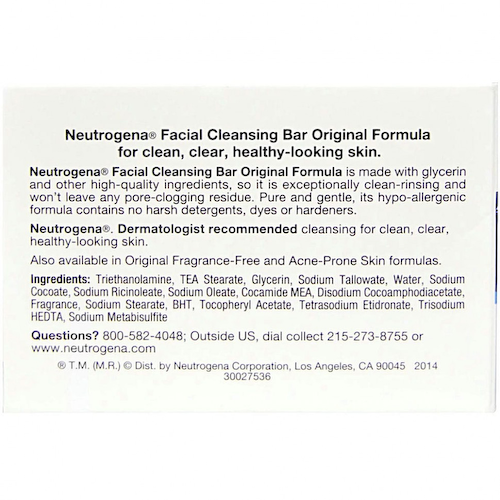 Neutrogena, Мыло для чистки лица, 3,5 унции (100 г) #1