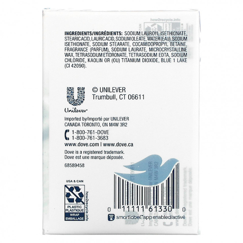 Dove, Косметическое мыло «Нежное отшелушивание», 4 шт. по 113 г #1