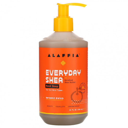 Alaffia, Hand Soap, Mandarin Mango, 12 fl oz (354 ml) #1