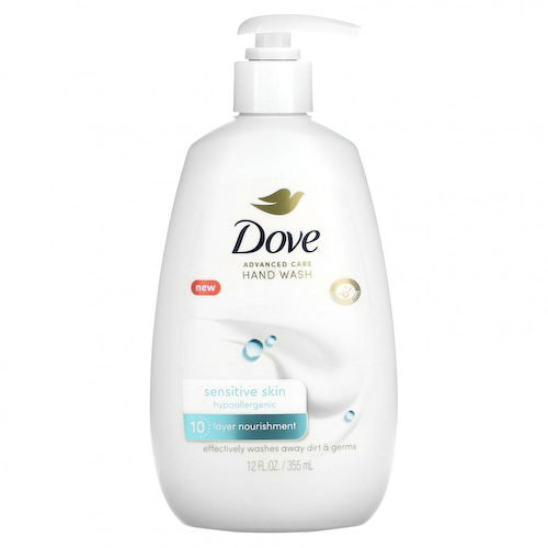 Dove, Средство для мытья рук Advanced Care, для чувствительной кожи, 355 мл (12 жидк. Унций) #1