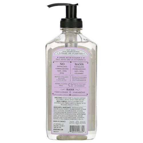 J R Watkins, Hand Soap, Lavender, 11 fl oz (325 ml) #1