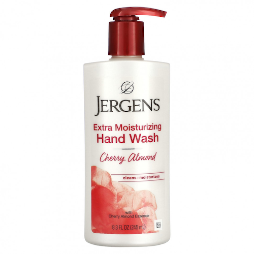 Jergens, Экстраувлажняющее мыло для рук, вишня и миндаль, 245 мл (8,3 жидк. Унции) #1