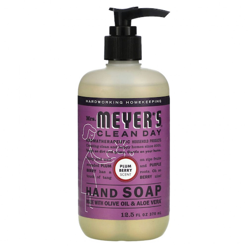 Mrs. Meyers Clean Day, Мыло для рук, слива, 370 мл (12,5 жидк. Унции) #1