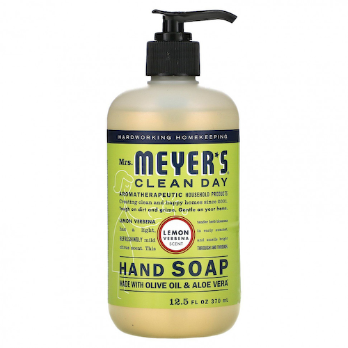 Mrs. Meyers Clean Day, мыло для рук, лимонная вербена, 370 мл (12,5 жидк. унции) #1