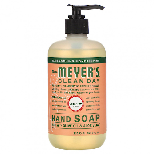 Mrs. Meyers Clean Day, Мыло для рук, с запахом герани, 370 мл (12,5 жидк. унции) #1