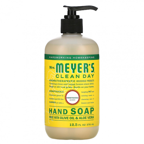 Mrs. Meyers Clean Day, мыло для рук, жимолость, 370 мл (12,5 жидк. унции) #1