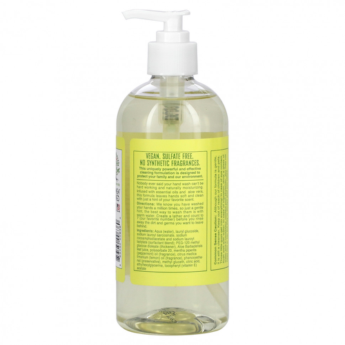 Rebel Green, Fresh & Clean, мыло для рук, перечная мята и лимон, 500 мл (16,9 жидк. Унции) #1