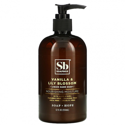 Soapbox, Liquid Hand Soap, Vanilla & Lily Blossom, 12 fl oz (354 ml) #1