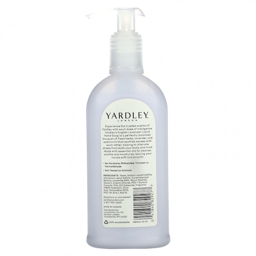 Yardley London, Роскошное мыло для рук, английская лаванда, 248 мл (8,4 жидк. Унции) #1