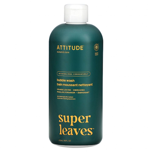 ATTITUDE, Super Leaves, мыльные пузыри, листья апельсина, 473 мл (16 жидк. Унций) #1