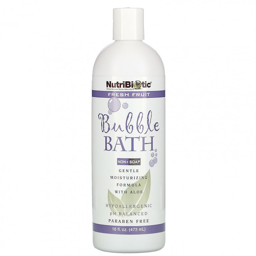 NutriBiotic, пена для ванны, без мыла, с ароматом свежих фруктов, 473 мл (16 жидк. унций) #1