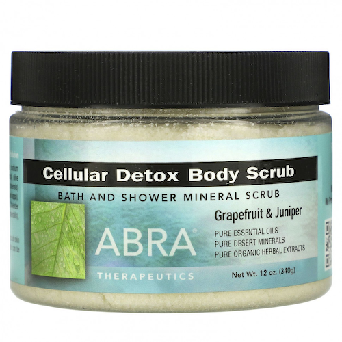 Abra Therapeutics, Скраб для тела Cellular Detox, грейпфрут и можжевельник, 340 г (12 унций) #1