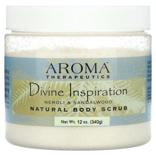 Abracadabra, Abra Therapeutics, Натуральный скраб для тела, Divine Inspiration, нероли и сандаловое дерево, 340 г (12 унций) #1