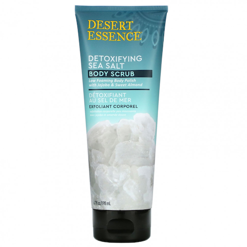 Desert Essence, Детоксифицирующий скраб для тела с морской солью, 198 мл (6,7 жидк. Унции) #1