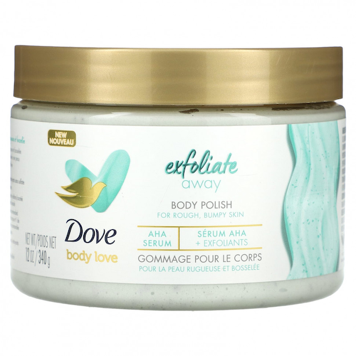 Dove, Body Love, отшелушивающий лак для тела, 340 г (12 унций) #1