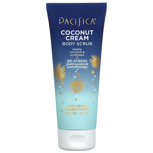 Pacifica, Coconut Cream, скраб для тела, жожоба, кокос и подсолнечник, 177 мл (6 жидк. Унций) #1