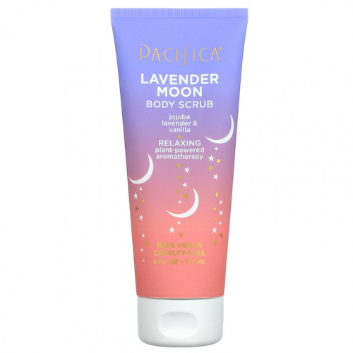 Pacifica, Lavender Moon Body Scrub, Jojoba Lavender & Vanilla, 6 fl oz (177 ml) #1
