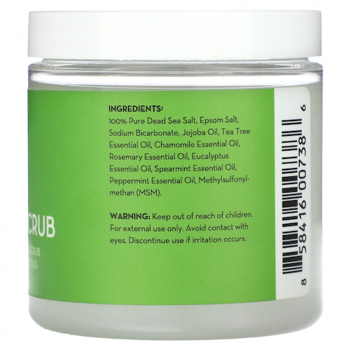 Pure Body Naturals, Масло чайного дерева, скраб для тела и ног, 340 г (12 унций) #1