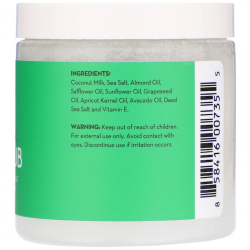 Pure Body Naturals, скраб для тела с кокосовым молоком, 340 г (12 унций) #1