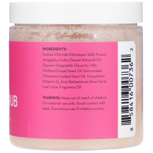 Pure Body Naturals, скраб с гималайской розовой солью, 340 г (12 унций) #1
