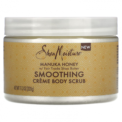 SheaMoisture, Manuka Honey, разглаживающий крем-скраб для тела, 320 г (11,3 унции) #1