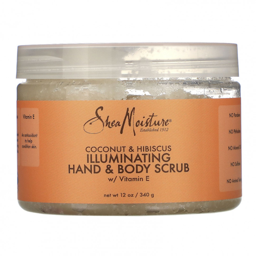 SheaMoisture, Осветляющий скраб для рук и тела, кокос и гибискус, 340 г (12 унций) #1