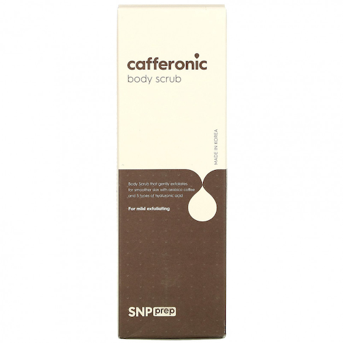SNP, Cafferonic, скраб для тела, мягкое отшелушивание, 180 мл (6,08 жидк. Унции) #1
