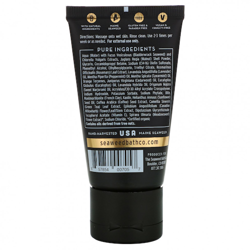 The Seaweed Bath Co., Отшелушивающий детокс-скраб для тела Awaken, розмарин и мята, 1,5 жидких унции (44 мл) #1