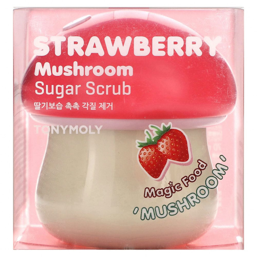 Tony Moly, Сахарный скраб с грибами и клубникой, 70 мл #1