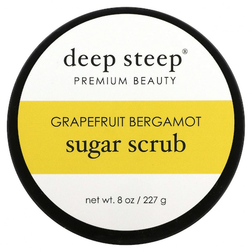 Deep Steep, Сахарный скраб, грейпфрут и бергамот, 227 г (8 унций) #1