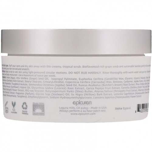 Epicuren Discovery, Bamboo Body Polish, Papaya Pineapple, 6.7 fl oz (190 g) #1