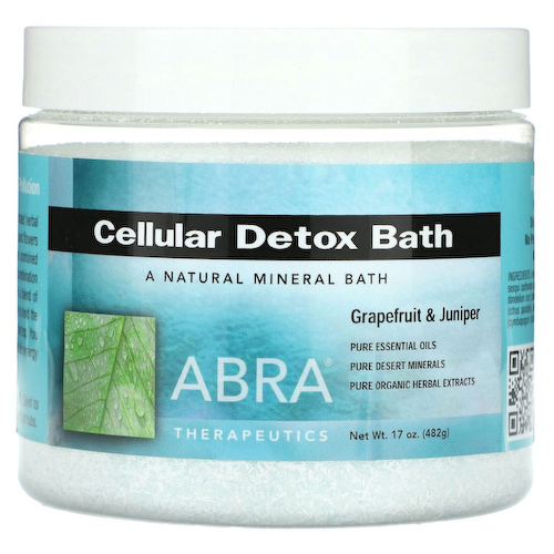 Abracadabra, Abra Therapeutics, Cellular Detox Bath, грейпфрут и можжевельник, 482 г (17 унций) #1