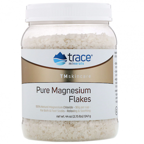 Trace Minerals ®, TM Skincare, хлопья чистого магния, 1247 г (2,75 фунта) #1