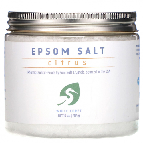 White Egret Personal Care, крем с английской солью, цитрус, 454 г (16 унции) #1